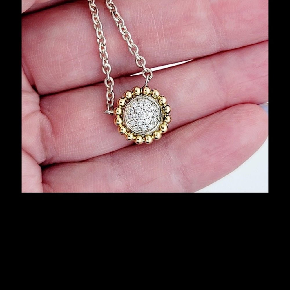 Silver and Gold Necklace with Timeless Elegance